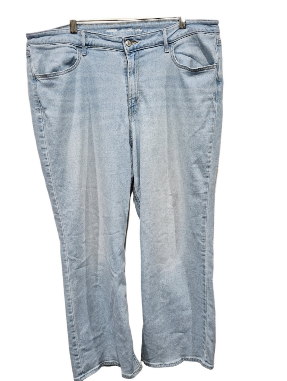 Old Navy High-Rise Wow Wide-Leg Light Wash Jeans - Size 18 Short